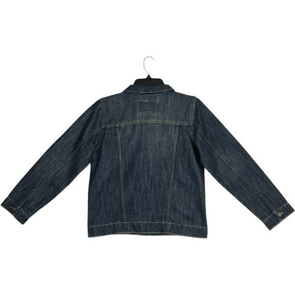 Levis Youth Boys Denim Trucker Jacket Size S (8-10 Years) Medium Wash Fabric - Picture 5 of 8